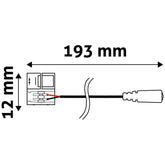 Avide DC Σύνδεσης Θηλυκό για LED Ταινία 12V 2835 8mm
